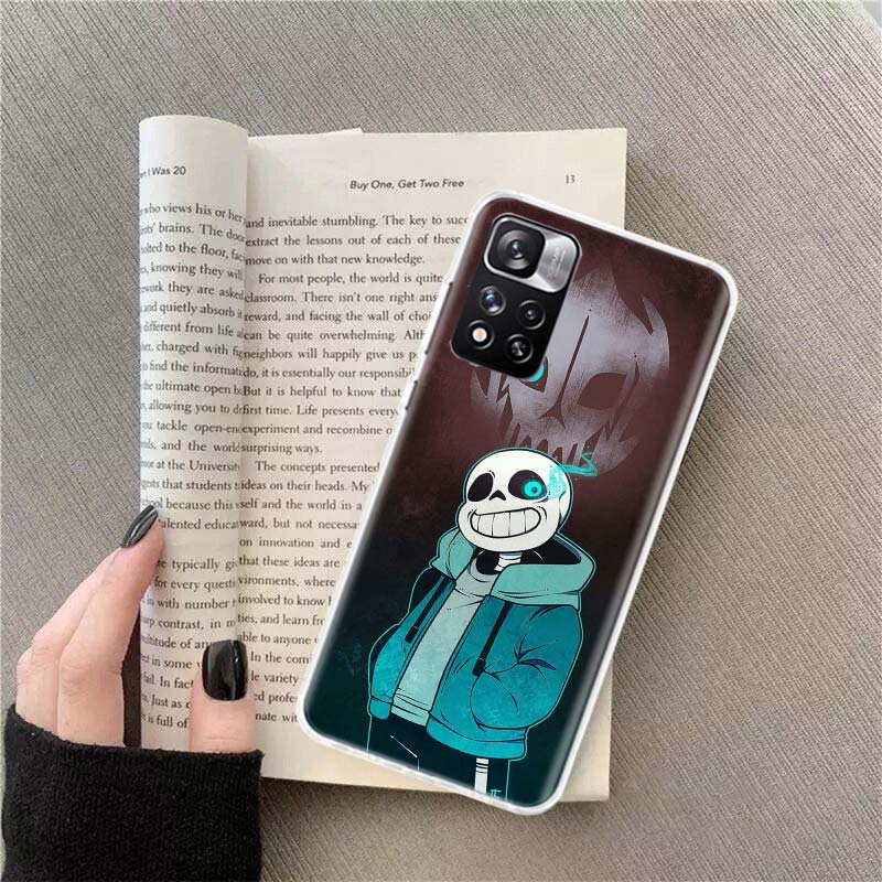Чехол для телефона Undertale Sans Doggo для Xiaomi Poco X4 F4 GT X3 NFC X5 X6 X7 Pro 5G M5 M5S M3 F5 Mi F6 F3 F2 F1 Чехол Coque Fundas T