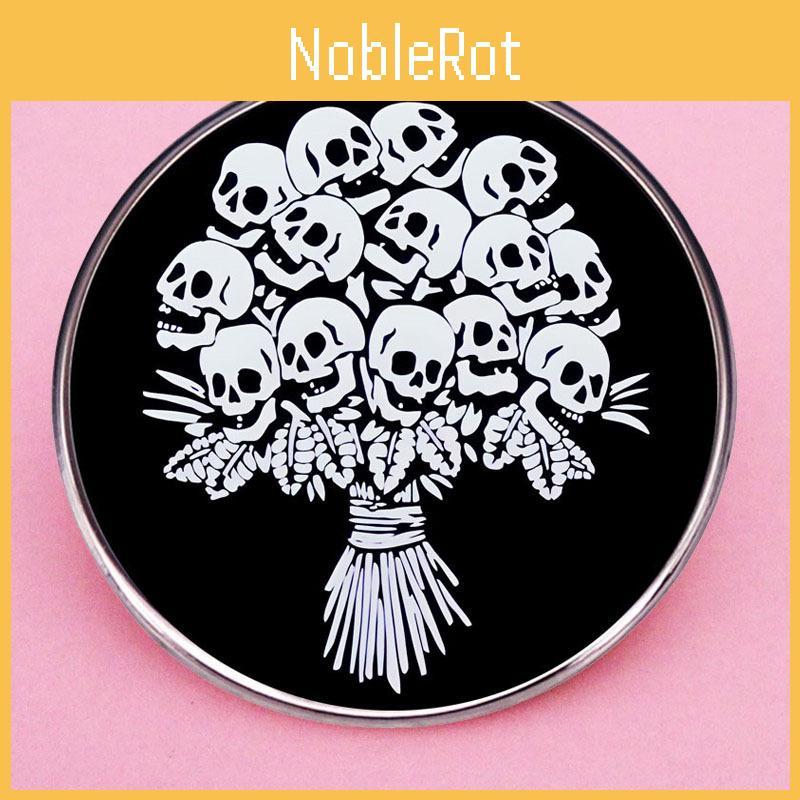 Trendy Skeleton Chest Pin Brooch Crafted From Durable Alloy Perfect For Halloween Celebrations