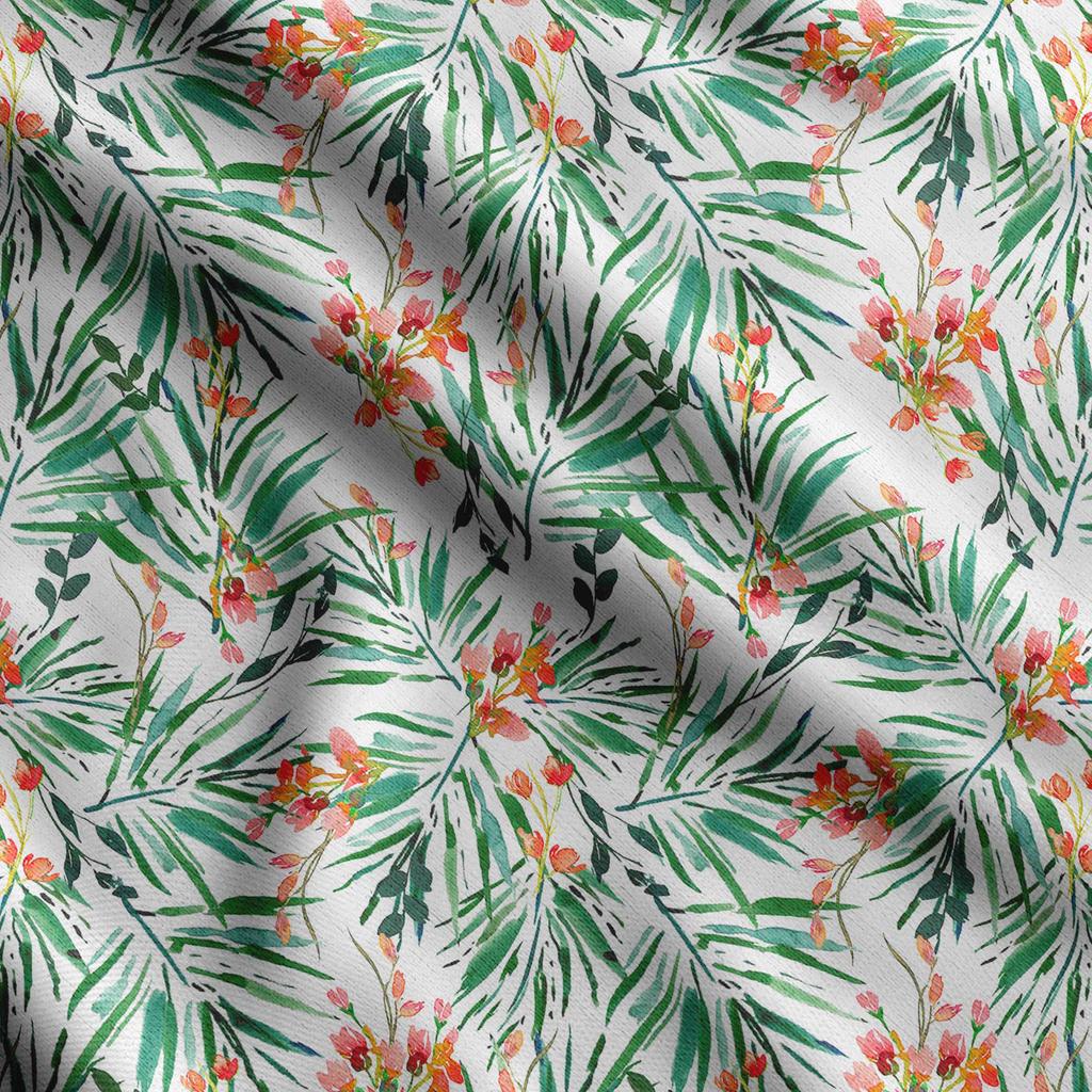 Soimoi Watercolor Floral Print,  Cotton Cambric, Quilting Fabric Sold by The Yard 42 Inch Wide, Medium Weight Cotton Fabric,