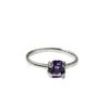 Natural Amethyst Gemstone 925 Sterling Silver Ring Size 5 US, Gift Ring