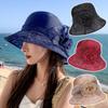 Цветочная летняя шляпа для бассейна, однотонная женская рыбацкая шляпа, новая уличная солнцезащитная шляпа