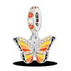925 Sterling Silver Spring New Animal Beads Fit for Original Bracelet Jewelry Making Butterfly Firefly Chameleon Charms