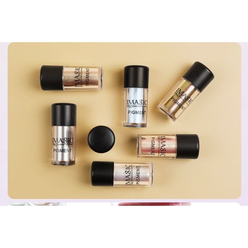 IMAGIC - Рассыпчатые пигментные тени для век - 9 цветов