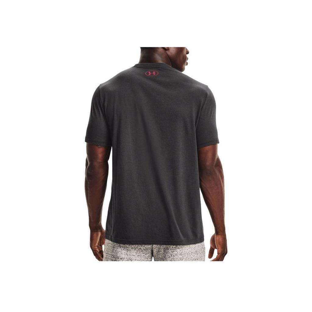 Under Armour Johnson Series Casual Training T-Shirt Men Tops Coal Gray 1361733-010