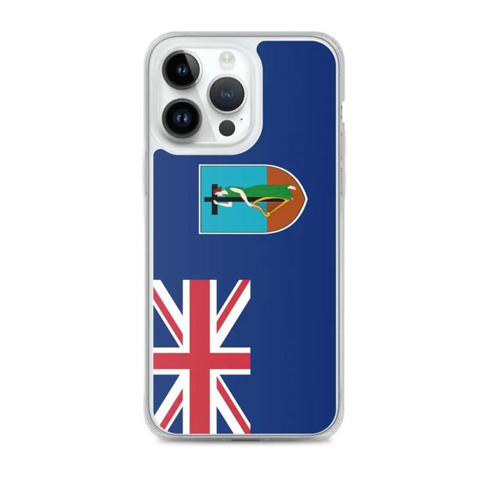 Coque iPhone - Montserrat - Drapeau - Souple - Multicolore - Compatible iPhone 14 Pro Max