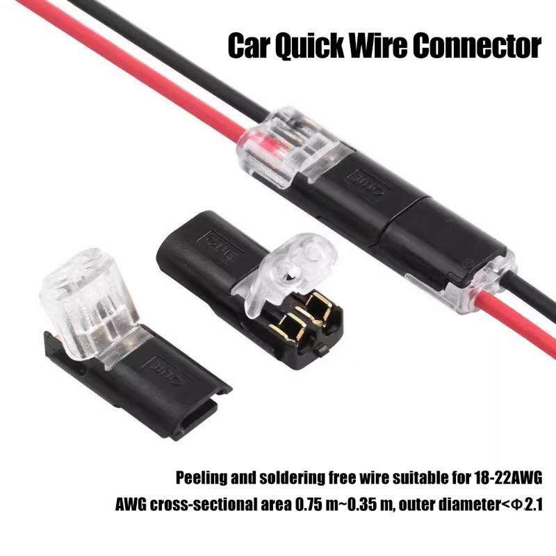 Quick Plug Wire Connector Solderless Non-stripping Terminal Connector Car Waterproof Electrical Car Plug Electrical Accessories