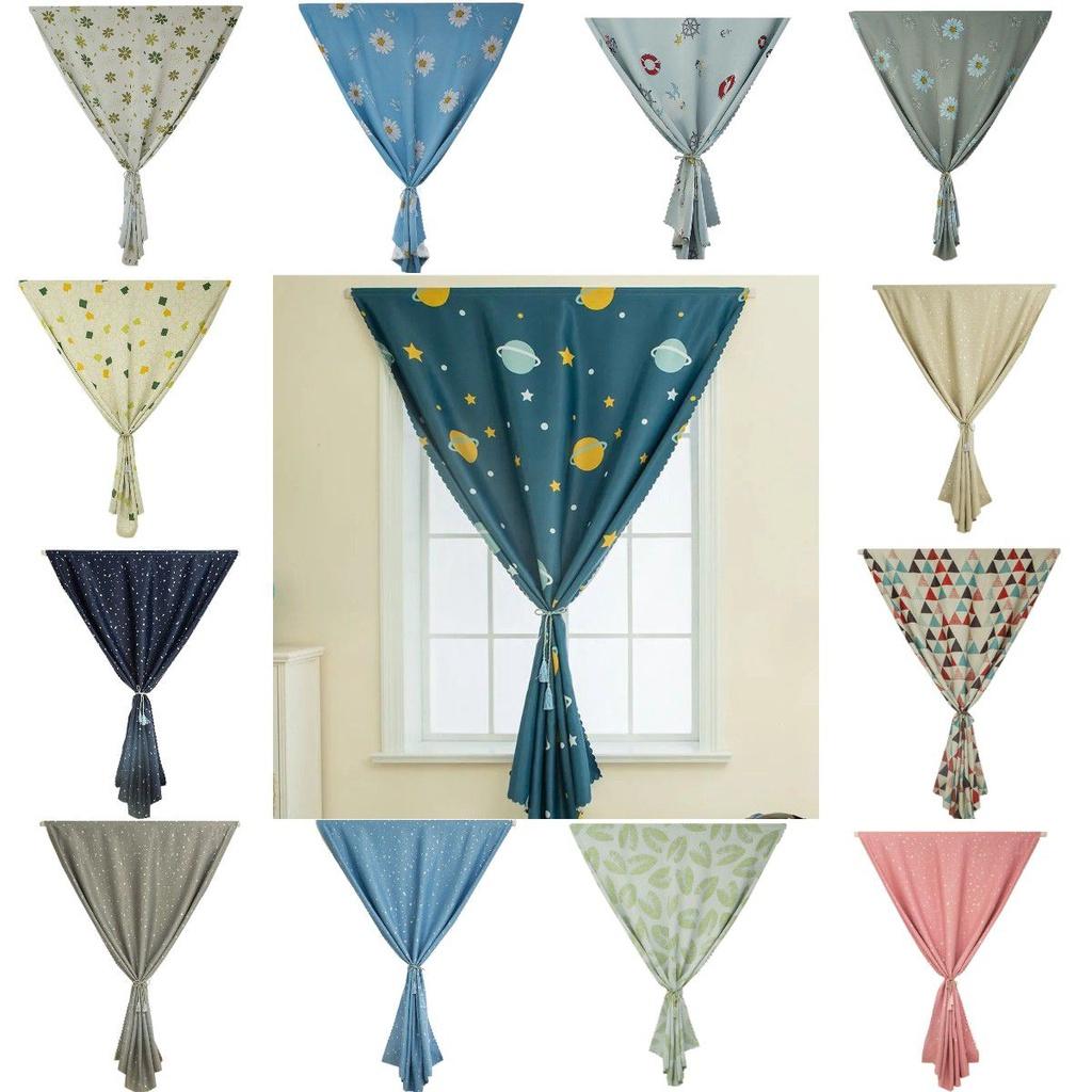 Шторы на липучке для окна, самоклеящиеся шторы блэкаут для декора дома, спальни и гостиной