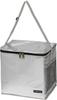 Captain Stag Изолированная сумка-холодильник Складная сумка-холодильник с двойным клапаном Вместимость 24 л Серебристый Delis