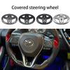2026 New For Toyota Car Steering Wheel Decorative Stickers  Steering Wheel Logo Car Logo Sticker Label For Toyota Gazoo R Coroll