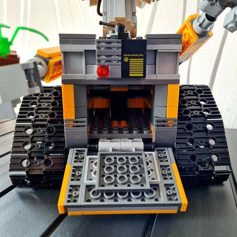 687 Pieces Of Creative Wall E Robot Moc Building Blocks+21303+Diy Model Home Decoration Gift Toys+Suitable For Child