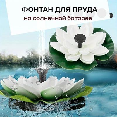 Солнечный плавающий ландшафтный дизайн, сад на открытом воздухе