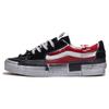 Sk8 Low Comfortable Versatile Classic Non-Slip Low-Top Skate Shoes Unisex Sneakers Black Red VN0009QS458