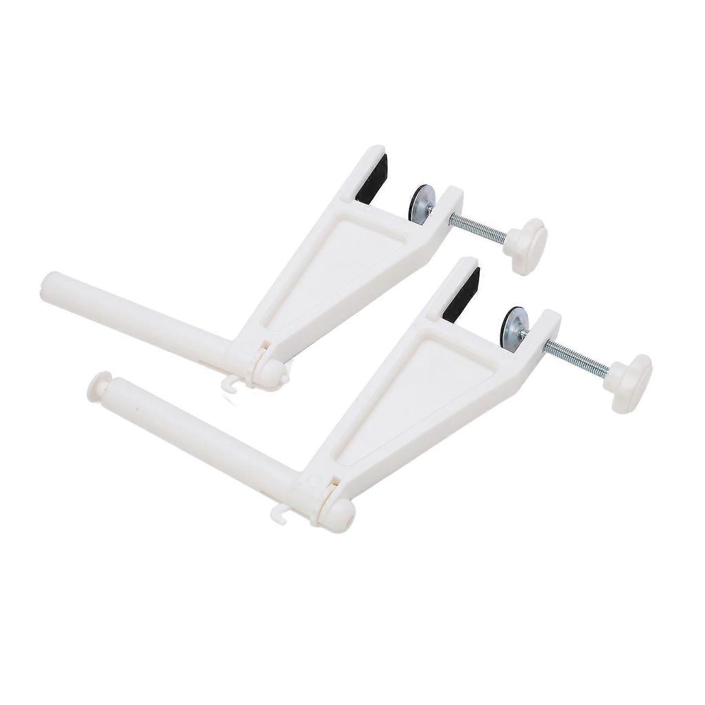 Verdant Touch Professional Table Tennis Net Post Portable Table Tennis Net with Adjustable Clamp Post Set, Professional Screw Fixation, White