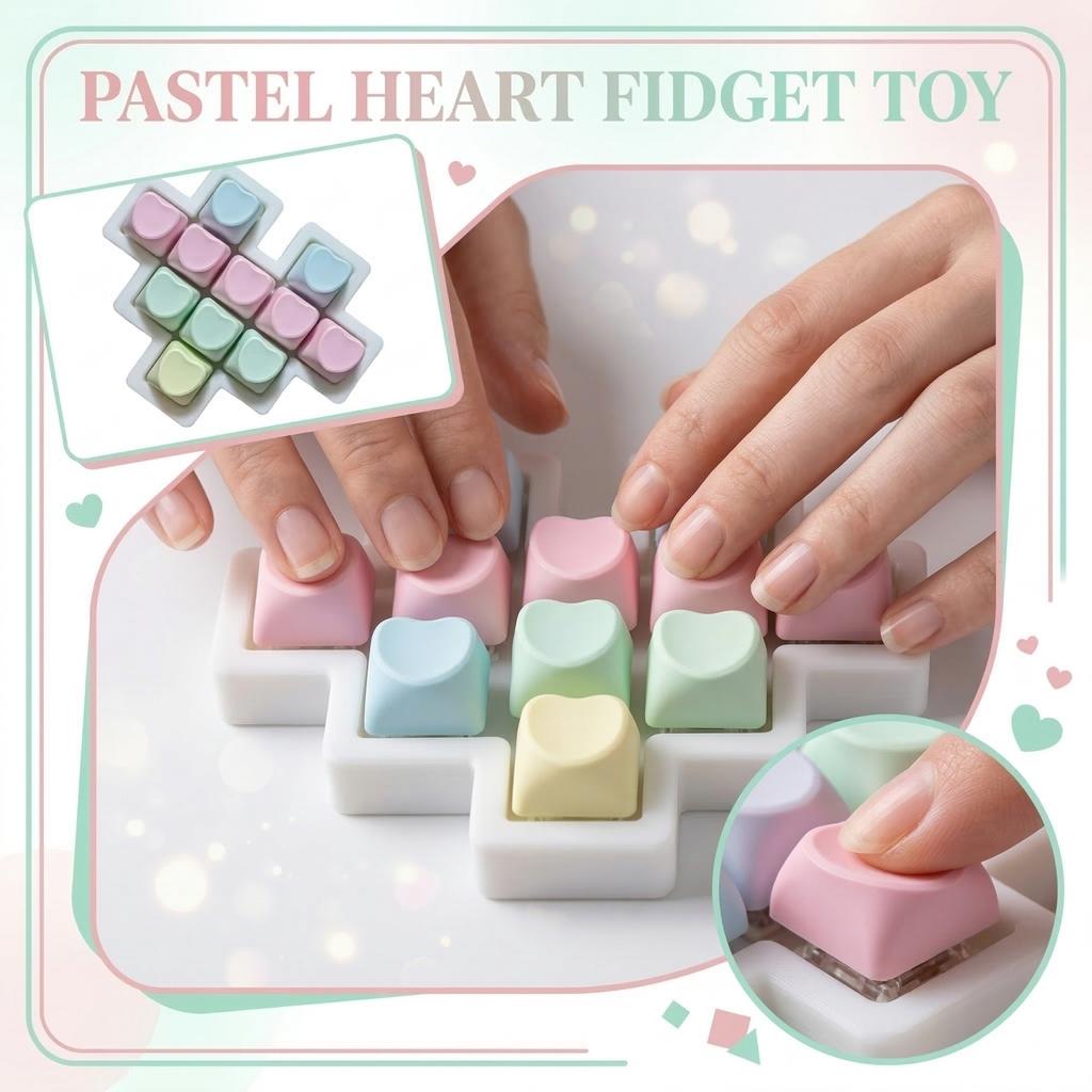 Stress-relieving Toys, Fun Fingertip Keychains, Keyboard Fingertip Toys - Fingertip Keyboard Keychains, Finger Keyboard Clicker Stress-relieving Toys