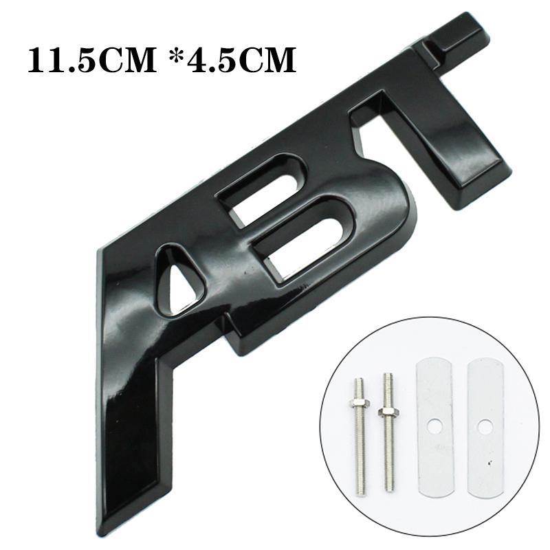 2026 3D Metal ABT Logo Car Front Grille Emblem Badge Stickers Decals For 4YTFG A4 A6 A5 A7 A1 SQ5 TT RS6 RS3 Q7 Q5 Q8 A3 VW Golf 7 Q3