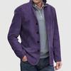 Men Blazer Baseball Uniform Loose Men Fashion Business British Casual Suit Button Cotton Casual Clothes Single West Coat
