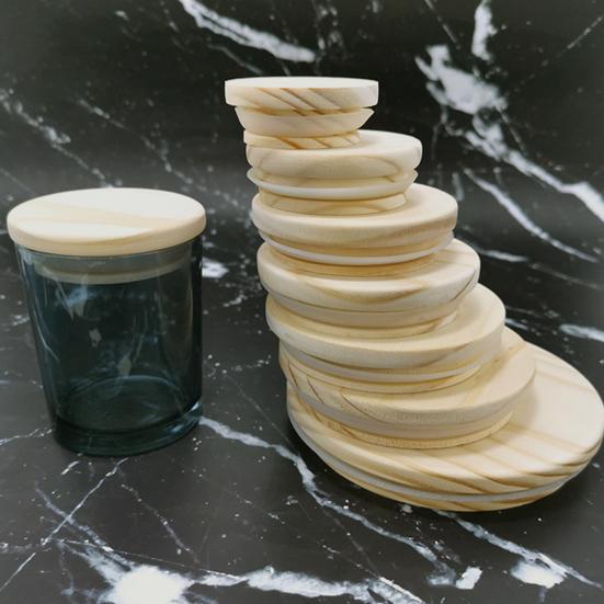Крышки из соснового дерева с силиконовым уплотнителем для банок и контейнеров