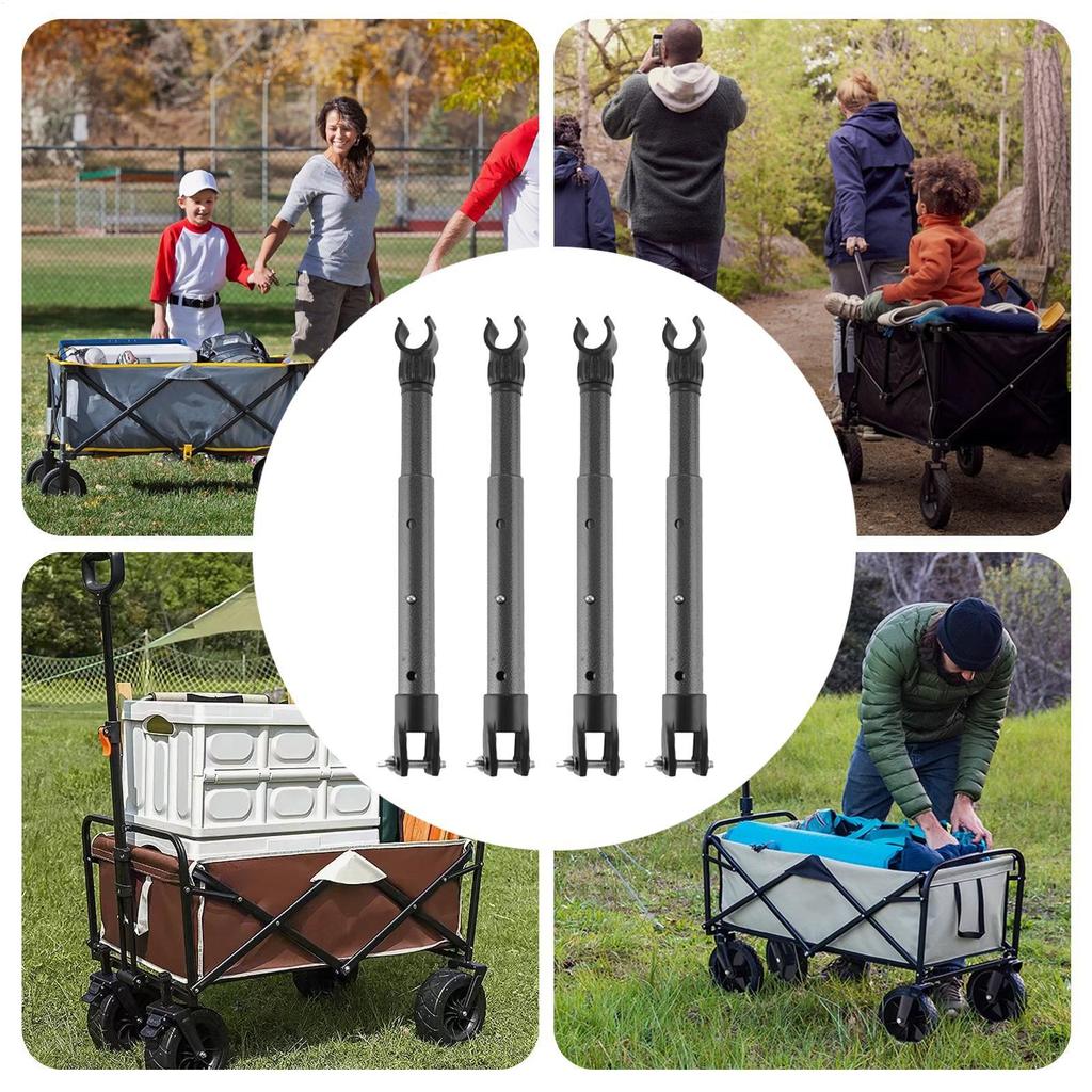 Desktop Telescopic Pole For Camping Trolley Folding Table Leg Camping Cart Table Telescopic Rod