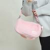 Casual Niche Design Fur Bag Boston Pillow Bag Plush Crossbody Bag