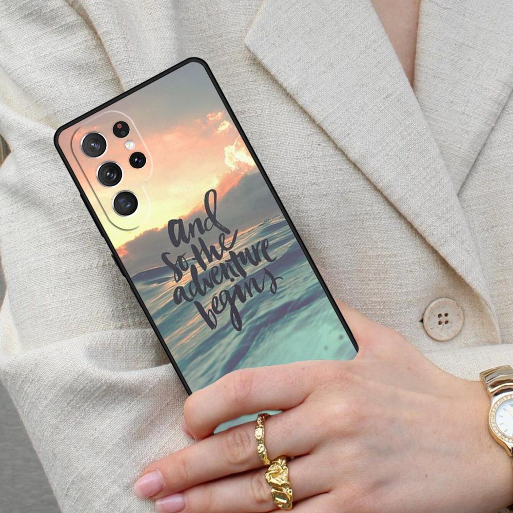 Чехол для телефона Samsung Galaxy S26 Ultra S25 S24 S23 S22 S21 S20 Note10 с изображением гор, моря, пляжа