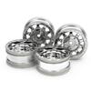 TAMIYA RC Spare Parts BBX 4 Chrome Plated Wheels Offset 51715 No.1715 SP.1715 (26mm Width, +2mm)