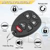 Замена брелока для 2007-2014 Chevy Suburban Tahoe GMC Yukon / 12-17 Traverse / 07-13 Escalade, Автомобильный брелок дистанционного управления без ключа, OUC60270 OUC60221, 6