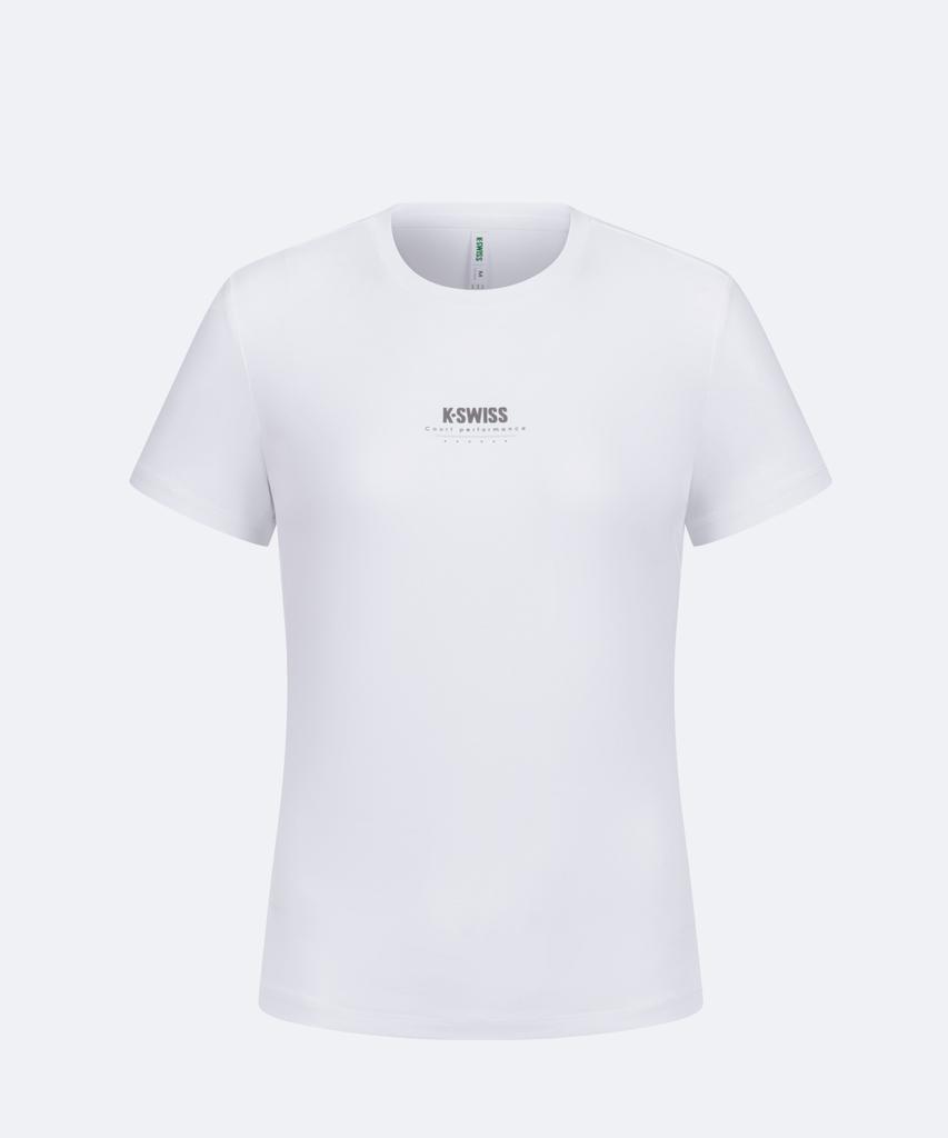 K-SWISS Women'S Nature Tech Short Sleeve T-Shirt_1Kstsmu504Wh
