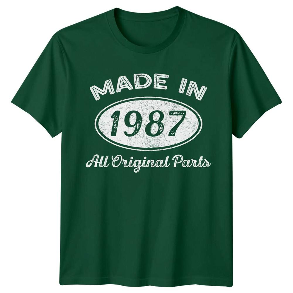 Made In 1987 Unisexs T Shirt 39th Birthday Gift All Original Parts