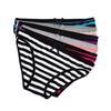 Briefs for Women Sexy Striped Panties Cotton Female Underwear Plus Size Lingerie 6 Pcs/set