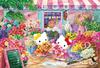 In Beverly 300 Piece Jigsaw Puzzle Hello Flower Shop X [Made Japan] Kitty's (26 38) 300-145