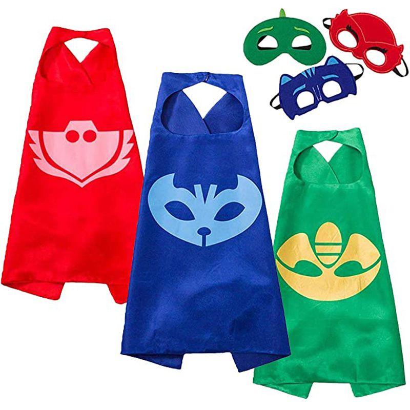 Noblekids Vibrant Pj Mask Costume Capes And Masks For Ultimate Halloween Adventures