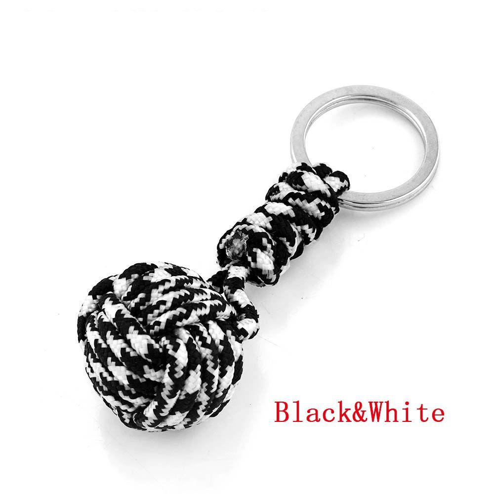 Men Parachute Rope Lanyard Jewelry Outdoor Survival Key Ring Fashion Accessories Keyfob Key Chain