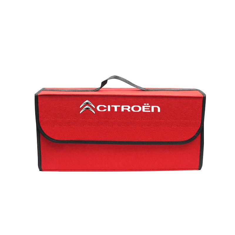 FRPM6 Large Capacity Storage Bag Car Organizer Box For Citroen C5X e-C4 X e-C3 C4 C3 C5 AIRCROSS C-Elysee C-Crosser C4 Cactus Berlingo