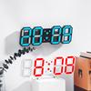 Electronic Wall Clock Can Be Upright and Hung Dual-purpose LED Digital Clock Colorful Bedside Luminous Clock 0733