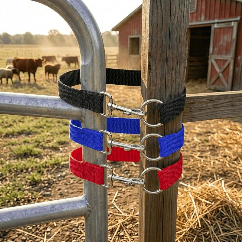 Simple Markumen lock, simple ranch gate latch, single-ring lasso rope latch door latch, horse pen fence fixation