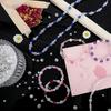 20/50 шт. 6-10 мм для ожерелья, серег, материалы ручной работы, акриловые круглые бусины в форме сердца AB, цветные бусины, изготовление ювелирных изделий ручной работы