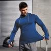 Мужская толстовка с подушкой для лица, компрессионный базовый слой с длинным рукавом, быстросохнущая зимняя лыжная беговая майка