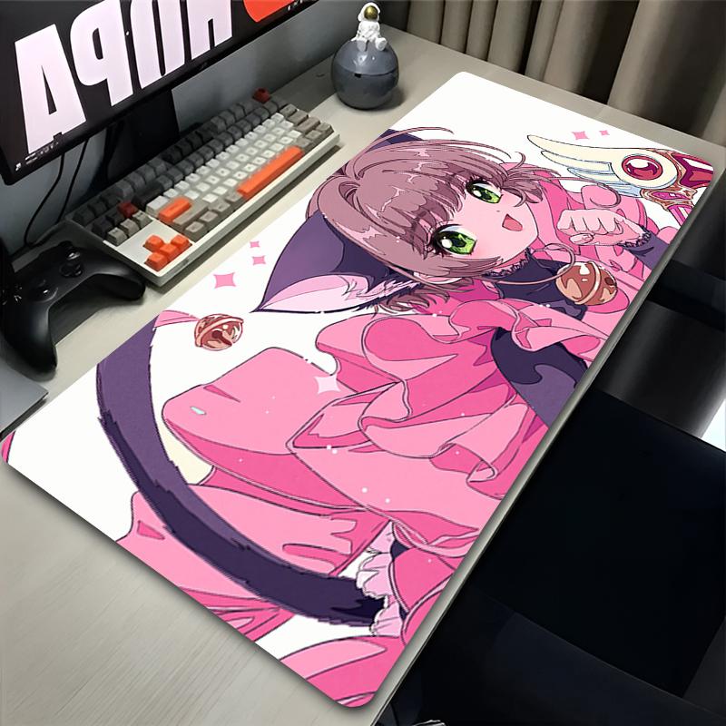 C Card Captor Sakura Электронный Игровой Компьютерный Коврик для Мыши Игровая Машина Ковер Коврик для Клавиатуры Защита Рабочего Стола Мультяшный Коврик для Мыши