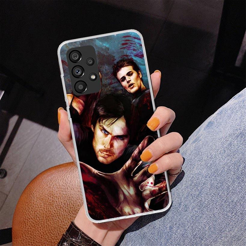 Чехол для телефона The Vampire Diaries Сальваторе для Samsung Galaxy A17 A16 A15 A14 A13 A57 A56 A55 A54 A53 A37 A36 A35 A34 A33 A26 A25