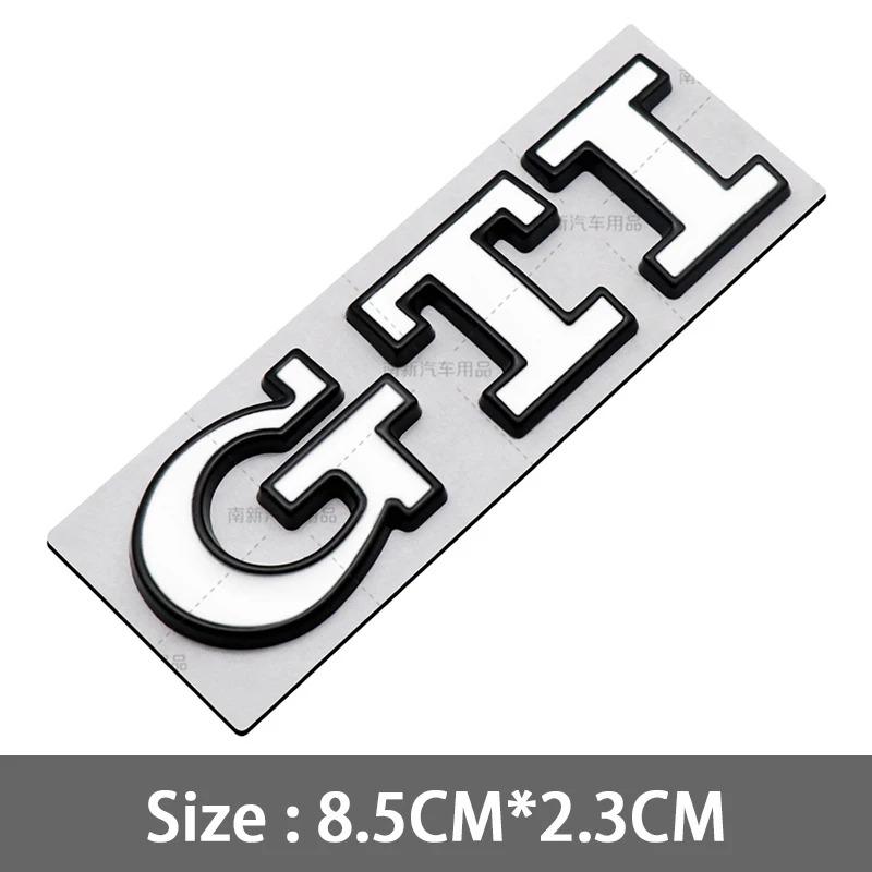 2026 Hot For Volkswagen VW 3D Metal GTI Grill Emblem Badge Rear Trunk Decal Car Sticker for Volkswagen VW Golf 5 6 7 8 MK2 MK3 M