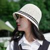 Декоративная круглая стильная женская шляпа от солнца с короткими полями и защитой от ультрафиолета, летняя
