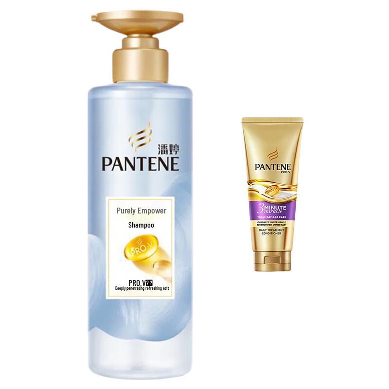 Pantene PRO-V Purifying Scalp Shampoo & Repair Cream Set