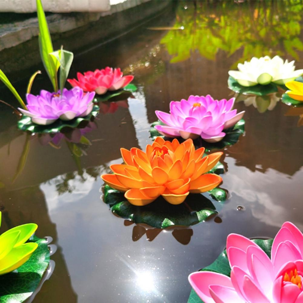 Pond Fish Tank Simulation Lotus Decoration Fake Lotus