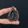 Black Tourmaline Pendant Gemstone Jewelry, 999 Copper Wire Wrapped Pendant, Handmade Amazing Pendant Jewelry