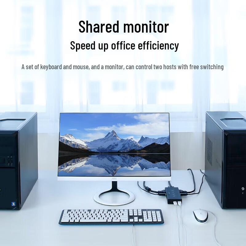 Ugreen KVM-переключатель VGA 4-в-1