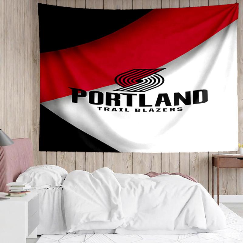 1PC Trail Blazers Logo Quick-Dry Tapestry, Unique Design Tapestry, Suitable for Bedroom,Livingroom, Playroom,Heartwarming Holiday Gifts