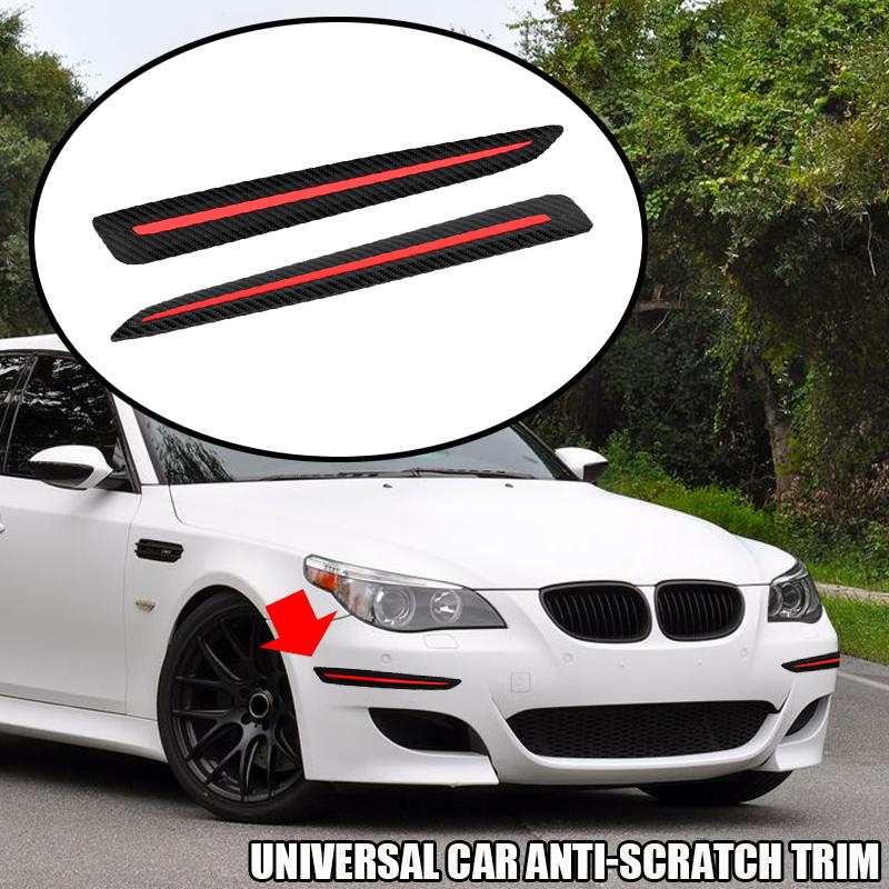 2 шт., защитная полоса для автомобильного бампера, защита углов, защита от царапин, лезвие для предотвращения столкновений, автоаксессуары