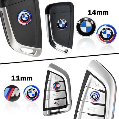 11mm 14mm Car Remote Key Emblem Logo Stickers Decoration Decal For BMW M E46 E90 E60 F30 F10 E39 E36 F20 G30 G20 E87 E92 E91 E30 CVB3 B99