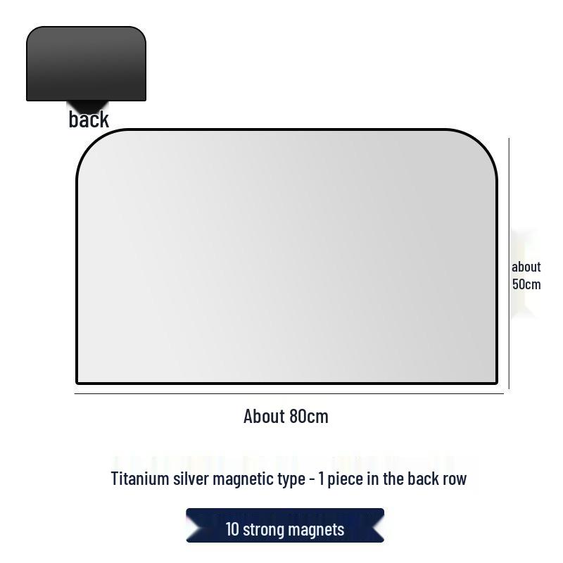 Улучшенная магнитная шторка от солнца для автомобиля с выдвижной конструкцией пуш-пул, охлаждением и теплоизоляцией