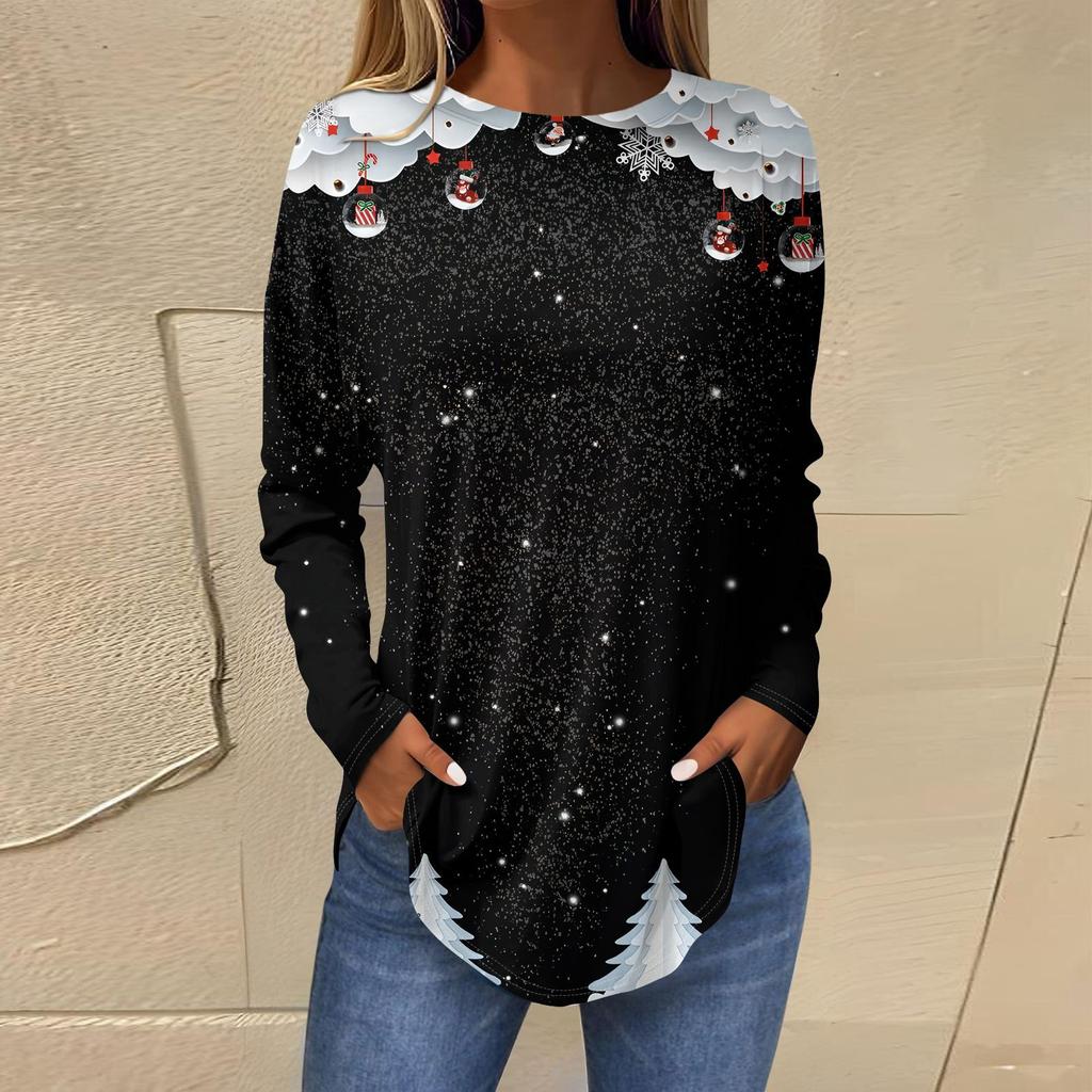 Женские свободные топы с круглым вырезом и капюшоном с длинными рукавами, повседневные топы, домашние пижамы для отдыха, топы